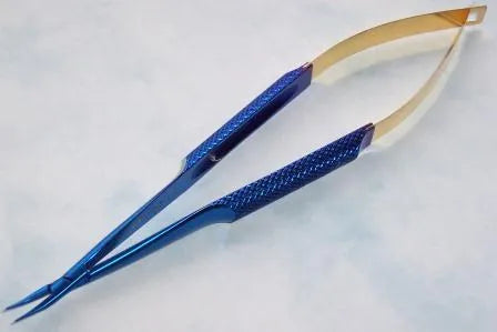 FN-5512 Barraquer Curved Titanium Delicate Needle Holder