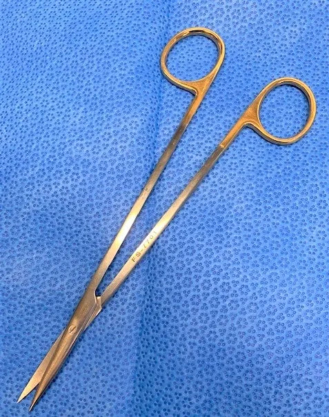 FS-7701 Special Scissors Tungsten Carbide Straight Suture Cutting Blades
