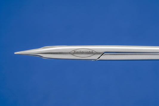 FS7723 Mackinnon Tenotomy Dissecting Scissors Curved Blades - OAL 4"