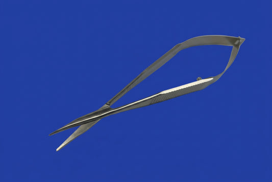 FS7576L Westcott Tenotomy Scissors - Left - Curved - 19mm Blades - Blunt Tip