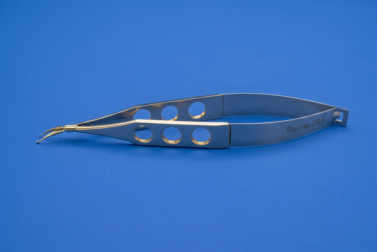 FS7636L ALK Scissors Top Blade Sharp- Bottom Blade Features Circular, Highly Polished Disk- Left