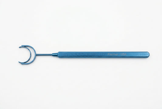 9067 Fine Thornton Fixation Swivel C-Ring - Flat Handle - TITANIUM - 16mm
