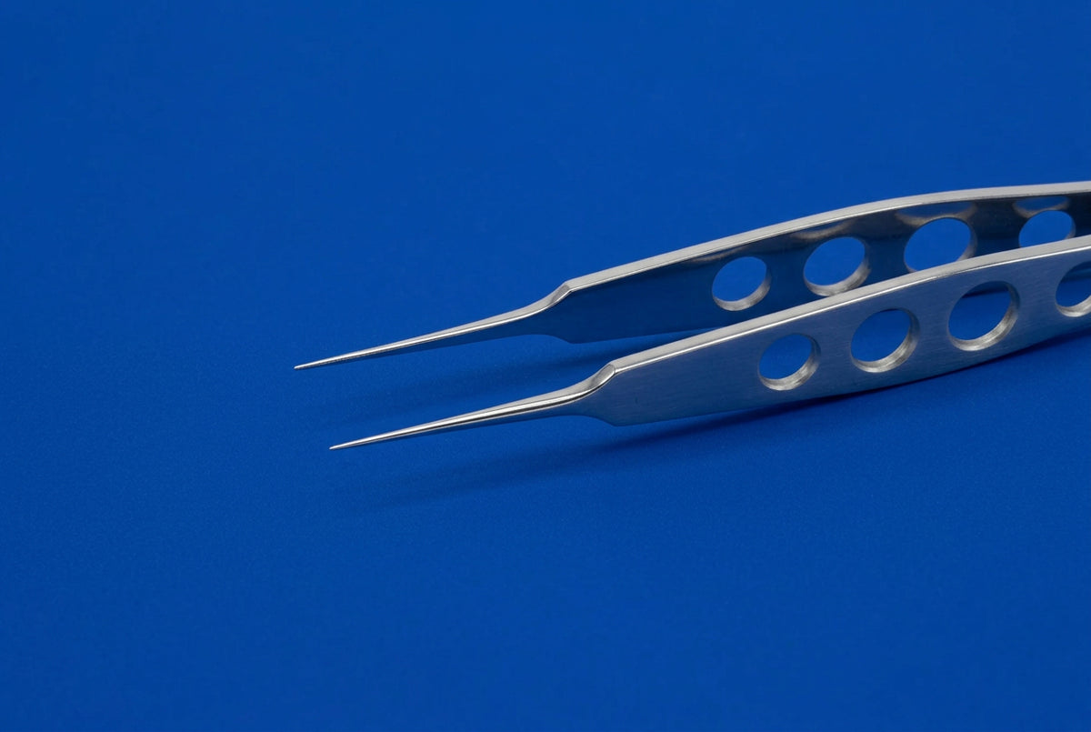 FF6851 Livernois IOL Holding Forceps with Highly Polished Round Jaws - Straight