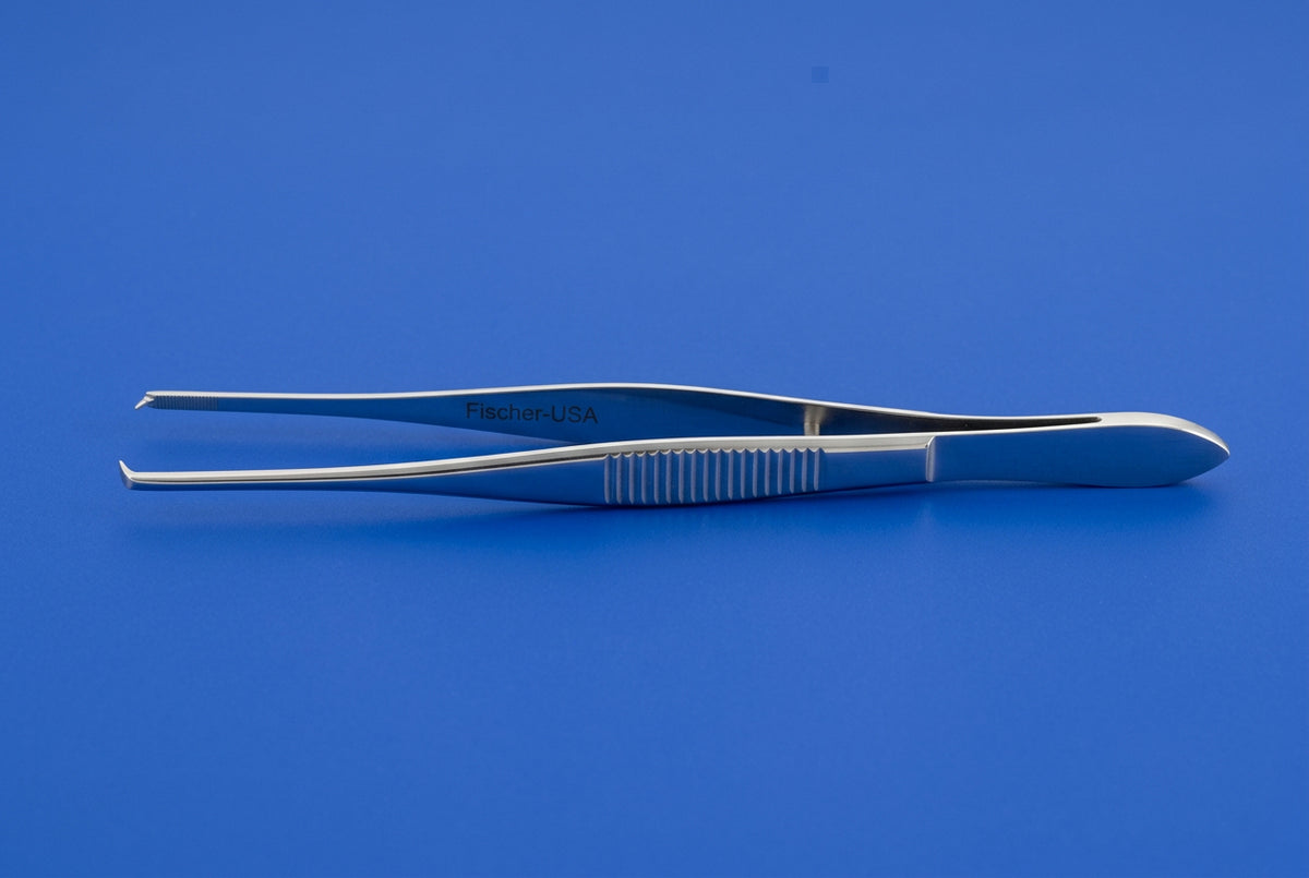 FF6945 Elschnig Fixation Forceps Str Shaft, 2mm, 1x2 Elschnig teeth, wide handle