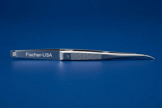 FN5542 Castroviejo Curved Delicate Needle Holder w/Lock