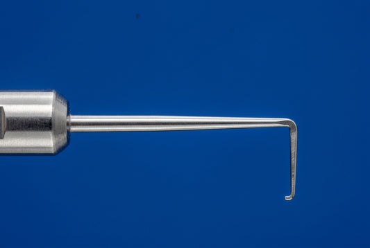 FW4889S Descemets Scoring Sinskey Hook - 50% Shorter from Angle to Tip