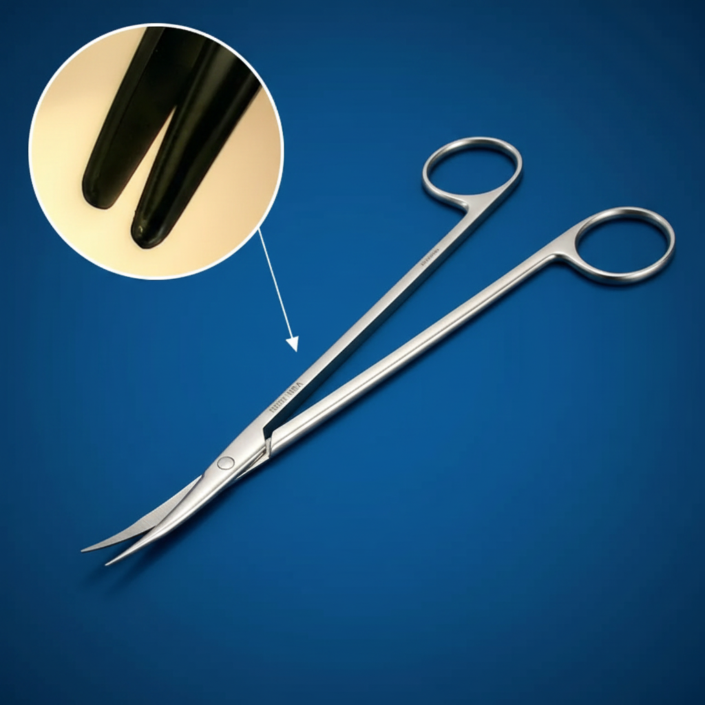FS-7630 Mackinnon Scissors on Cobalt Blue with Handle Inset